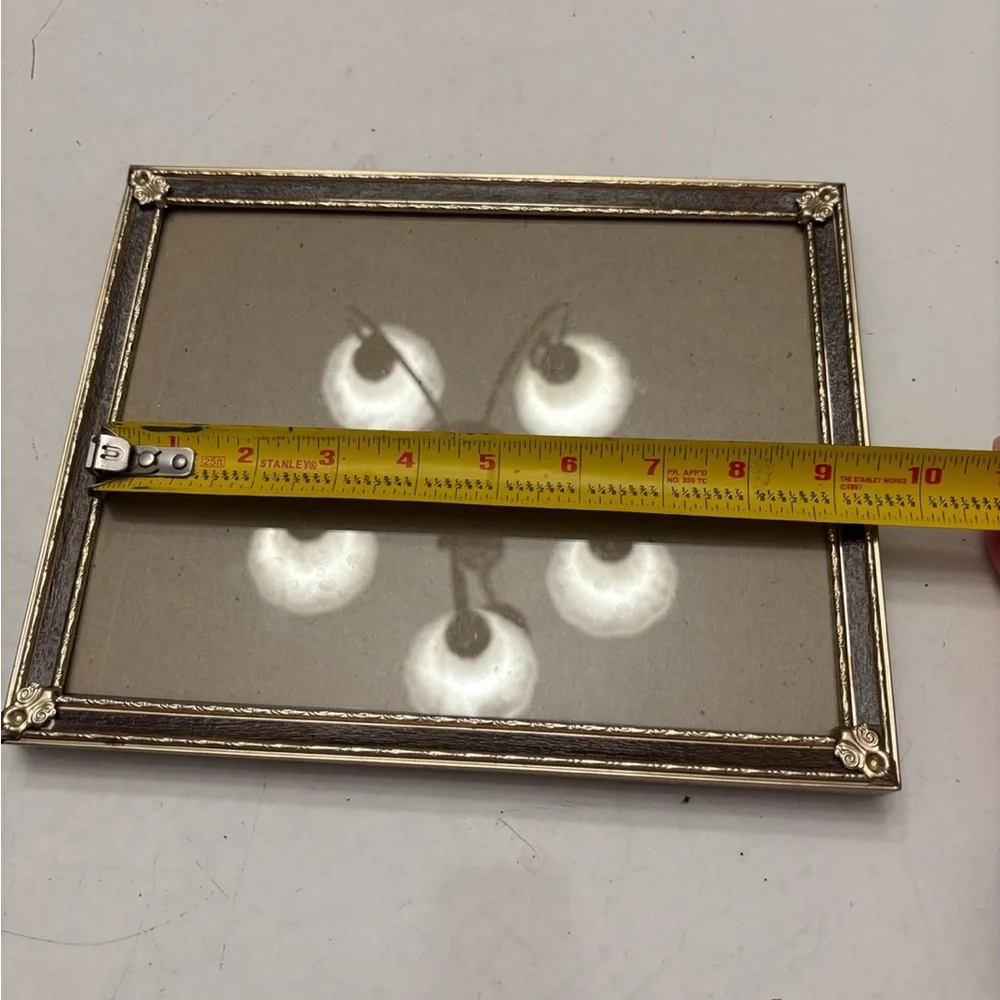 Vintage gold tone picture frame